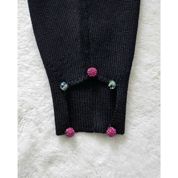 STEFANO MORTARI Italy embellished "resort ready" goop sweater nwt $480 it-40 / s - Picture 5 of 11